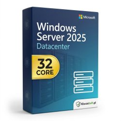 Microsoft Windows Server 2025 Datacenter 32 Core klucz licencyjny — oryginalny klucz | KluczeSoft.pl