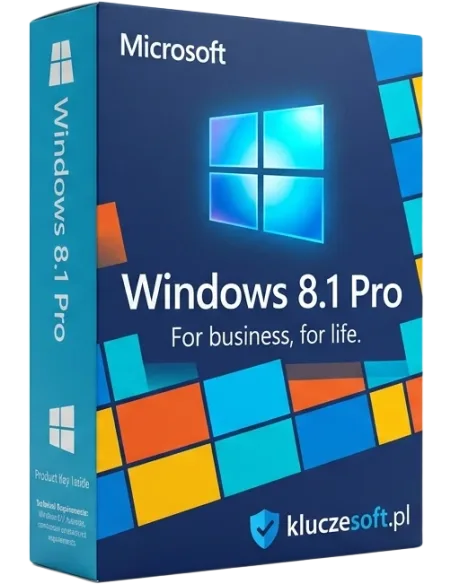 Microsoft Windows 8.1 Pro – legalna licencja, gwarancja autentyczności