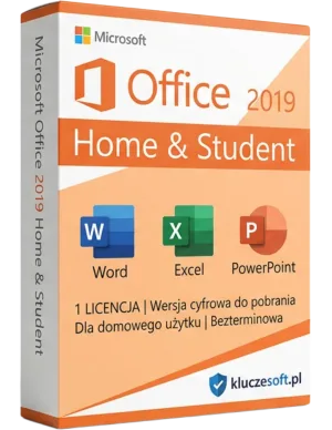 Microsoft Office 2019 dla Użytkowników Domowych i Uczniów