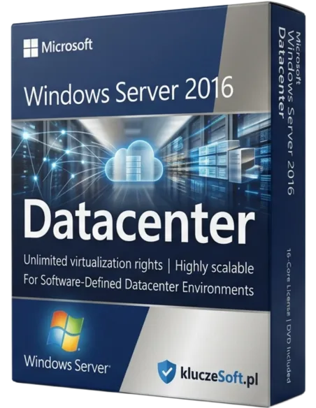 Microsoft Windows Server 2016 Datacenter – legalna licencja, gwarancja autentyczności