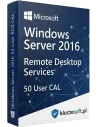 Microsoft Windows Server 2016 RDS 50 User CAL