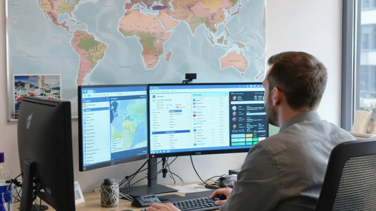 Workspace dla biura podróży z legalnymi licencjami Microsoft Office i Windows
