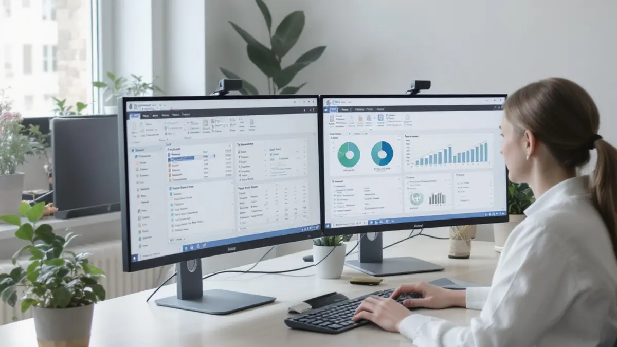 Workspace dla biura rachunkowego z legalnymi licencjami Microsoft Office i Windows