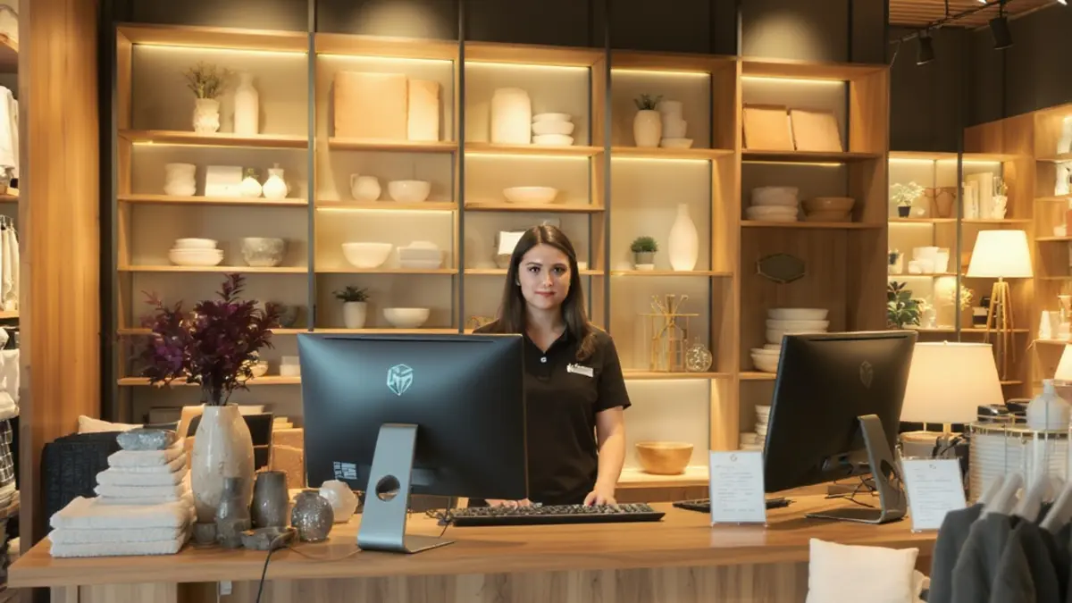 Workspace dla sklepu meblowego z legalnymi licencjami Microsoft Office i Windows