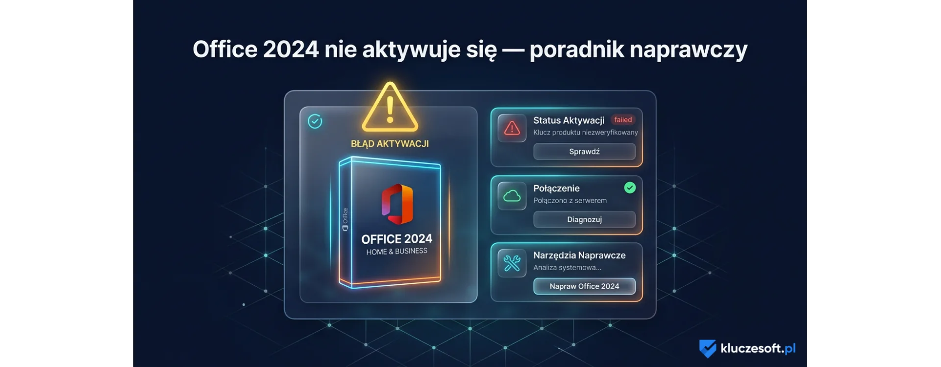 Office 2024 nie aktywuje się — poradnik naprawczy krok po kroku