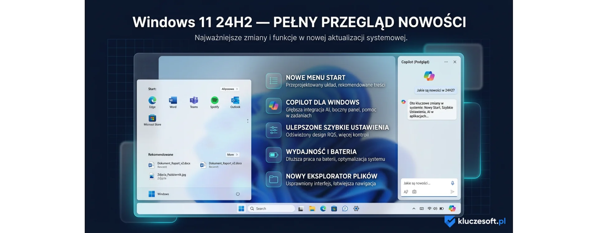 Windows 11 24H2 — pełny przegląd nowości i zmian