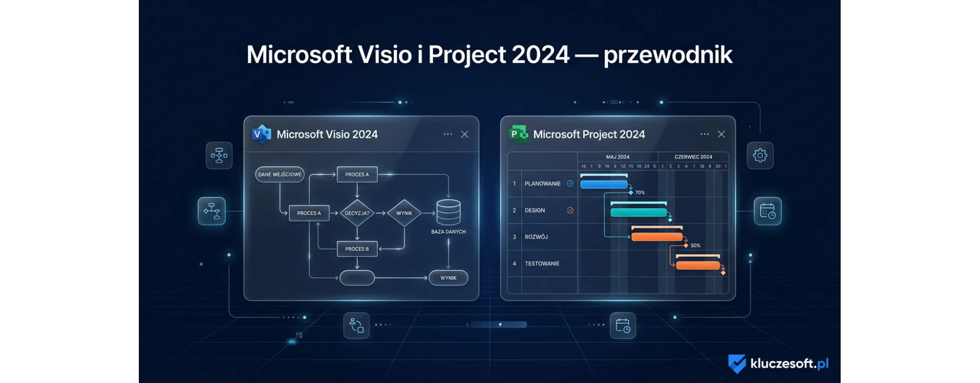 Microsoft Visio i Project 2024 — kompletny przewodnik po narzędziach biznesowych