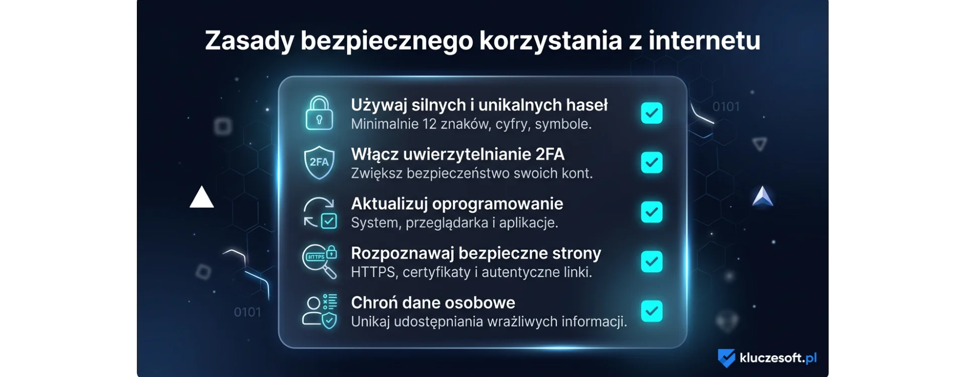 Zasady bezpiecznego korzystania z internetu