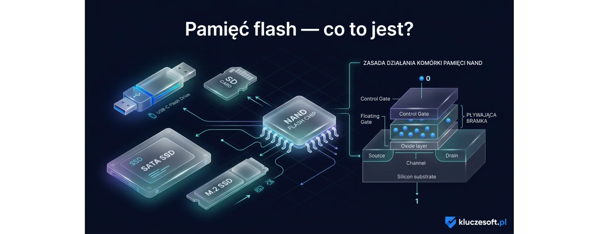Pamięć flash - co to jest, jak działa i jakie ma zastosowanie?