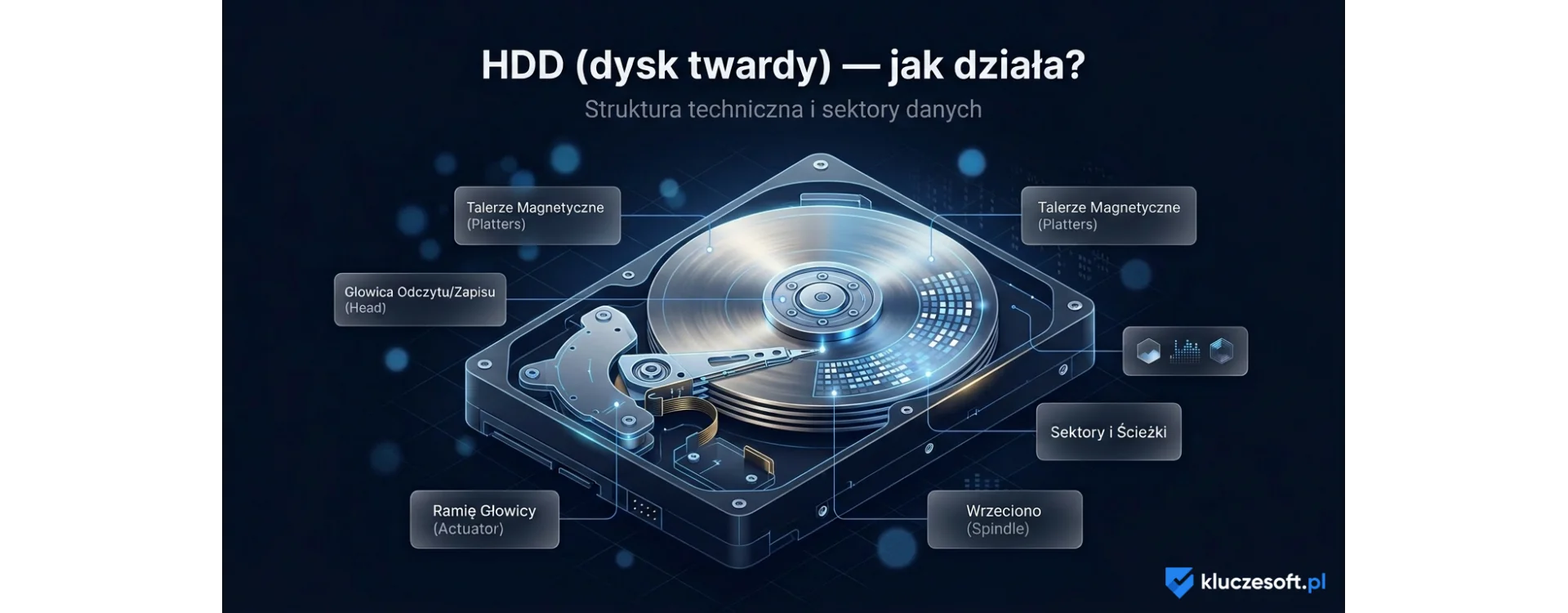 HDD (dysk twardy) - co to takiego o jak działa?
