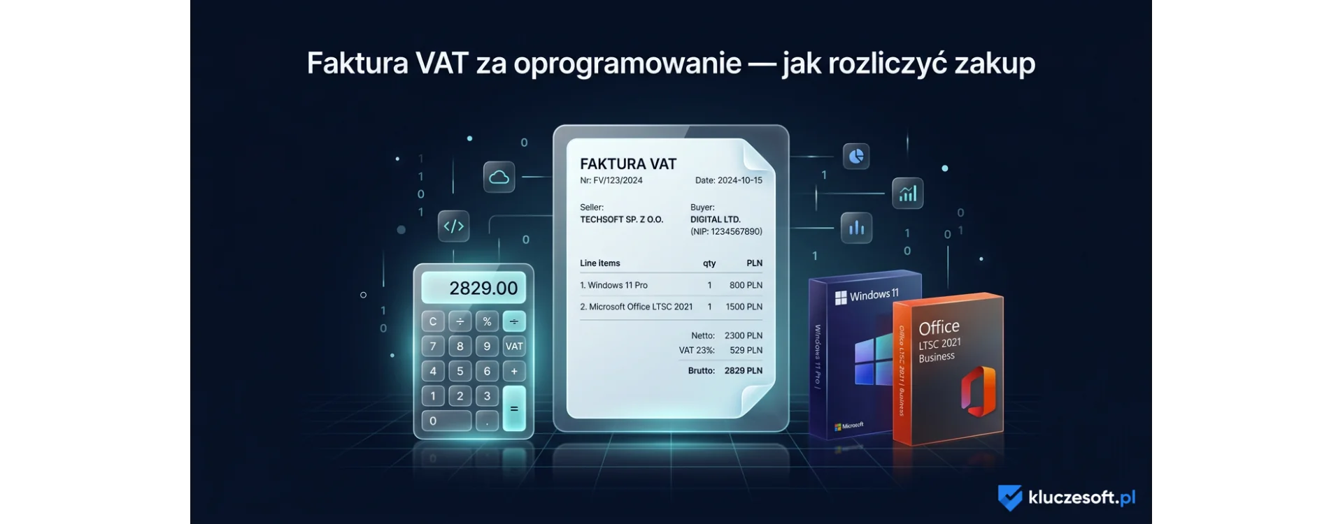 Faktura VAT za oprogramowanie — jak rozliczyć zakup licencji w firmie