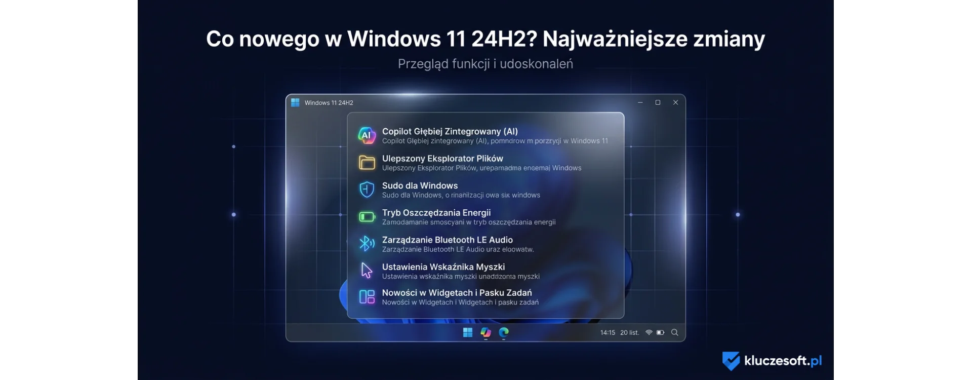 Co nowego w Windows 11 24H2? Najważniejsze zmiany i funkcje