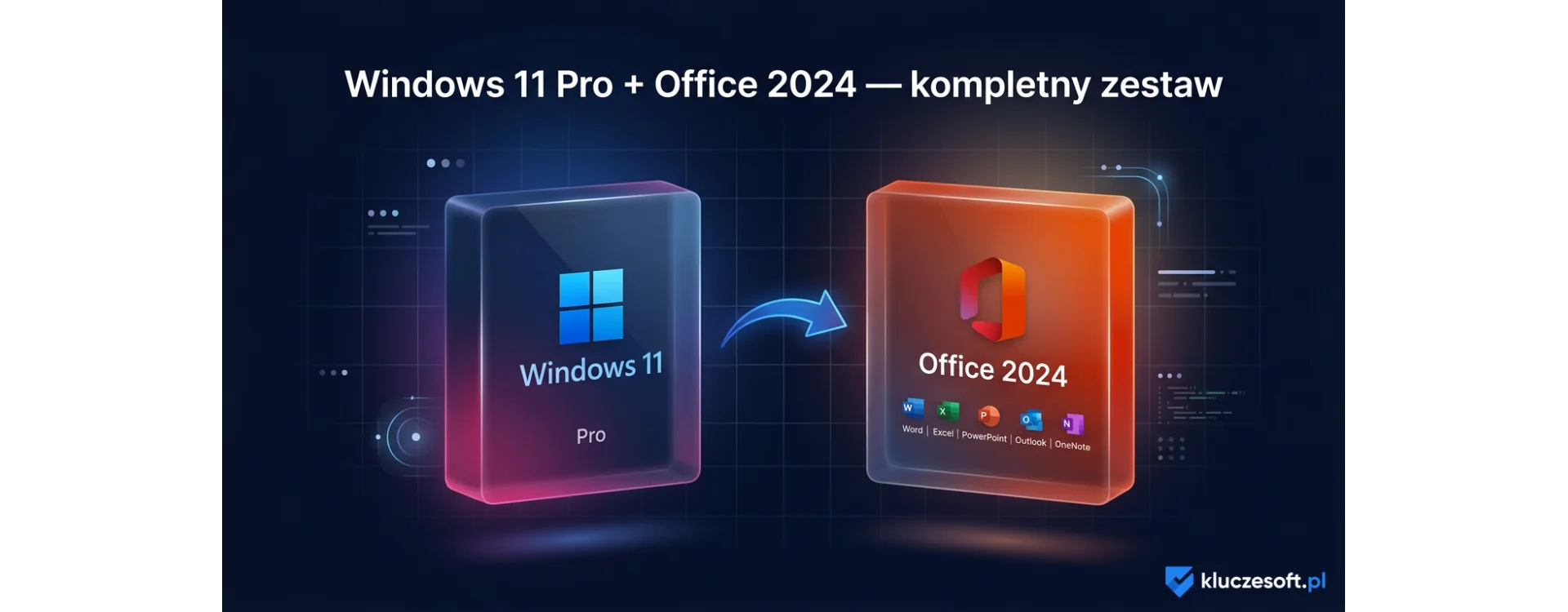 Windows 11 Pro + Office 2024 — kompletny zestaw od KluczeSoft