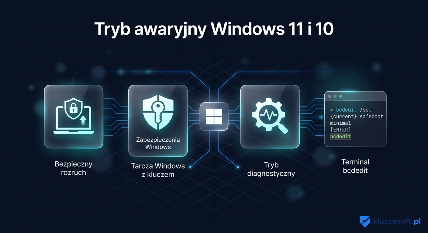 Tryb awaryjny Windows 11 i 10 — jak uruchomic? Kompletny poradnik [6 metod]