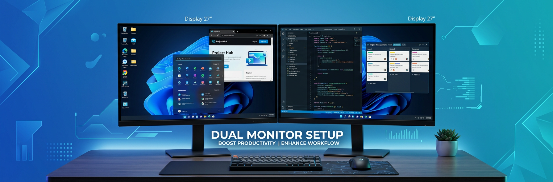 How to Connect 2 Monitors in Windows 11 — Setup Guide [2026]