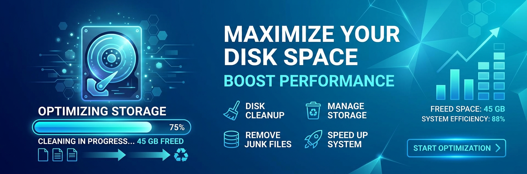 Jak wyczyścić dysk C w Windows 11 — zwolnij miejsce [2026]