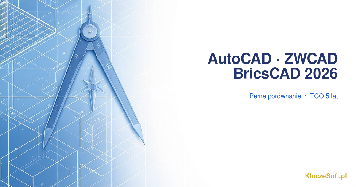 AutoCAD vs ZWCAD vs BricsCAD — pełne porównanie 2026 dla biura projektowego