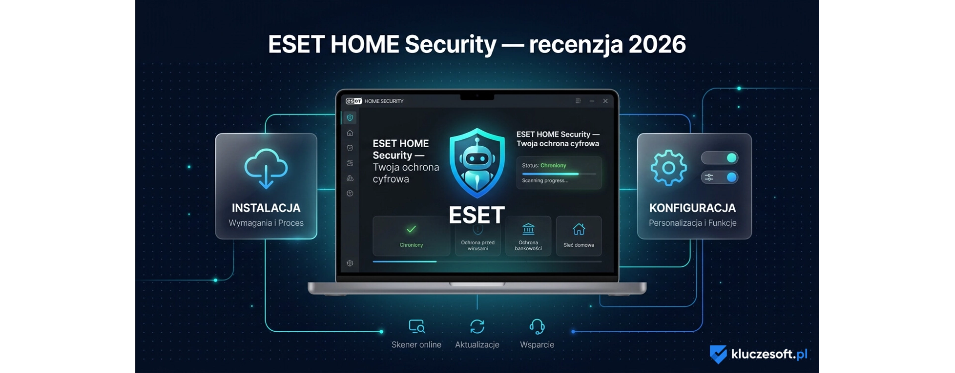 ESET HOME Security — recenzja, instalacja i konfiguracja [2026]