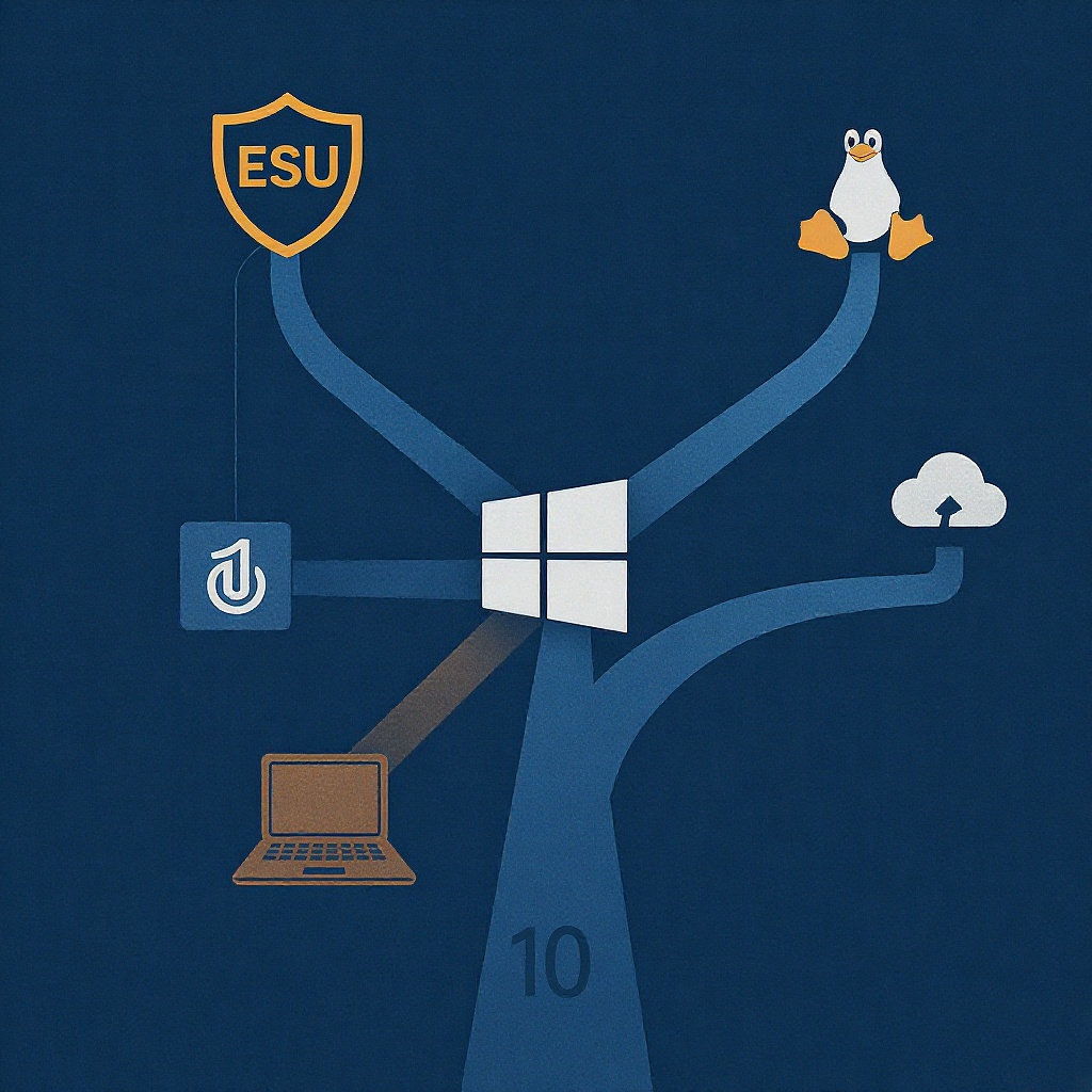 Windows 10 EOL passed — 5 ścieżek migracji dla firm spóźnionych (ESU/Win11/Linux)