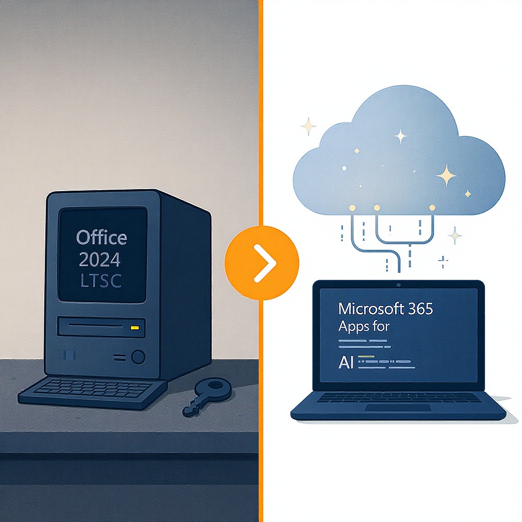 Office 2024 LTSC vs Microsoft 365 Apps for Enterprise — co wybrać 2026