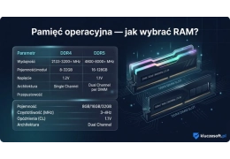 Pamięć operacyjna – czy jest RAM i jak wybrać właściwą pamięć dla swojego komput