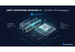 Limity sprzętowe Windows 11 — ile RAM i CPU obsługuje Home vs Pro?