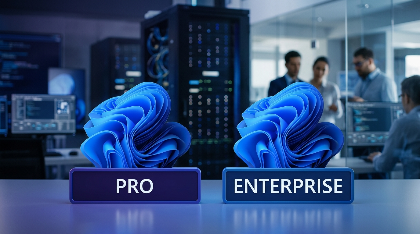 Windows 11 Pro vs Enterprise — różnice i licencjonowanie 2026