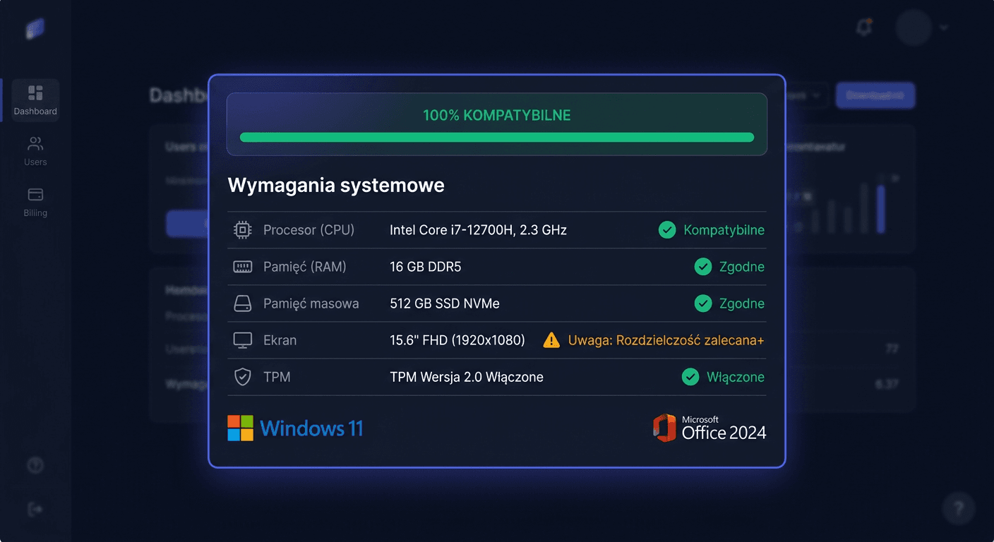 Wymagania systemowe