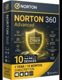 Norton 360 Advanced — 10 Urzadzen, 12 Miesiecy
