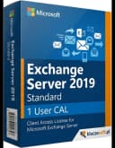 Exchange Server 2019 Standard -- 1 User CAL