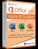 Microsoft Office 2019 dla Uzytkownikow Domowych i Uczniow